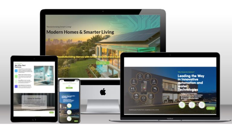 Home automation website by Damerax cloud solutions