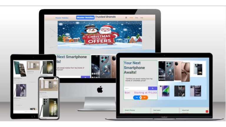 mobile store website by Damerax